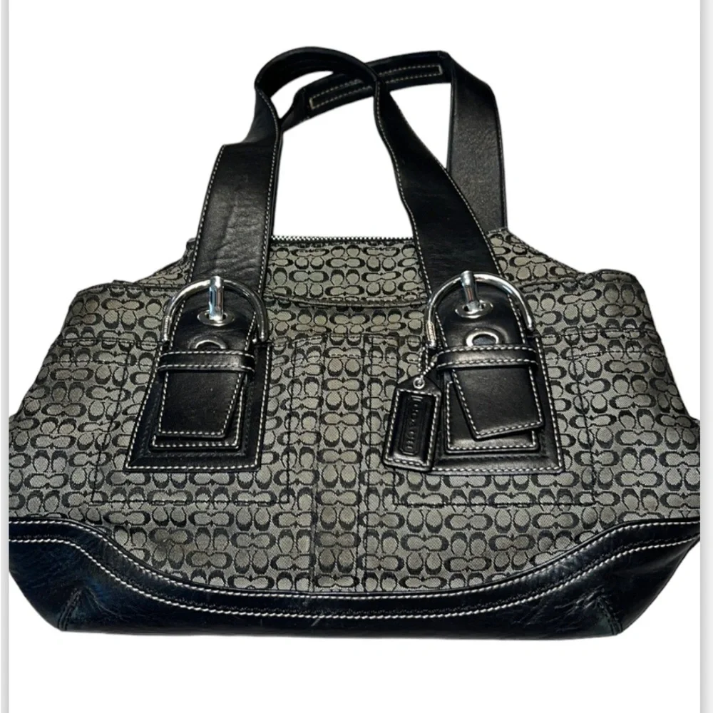 Coach Black Shoulder purse - Picture 3 of 13